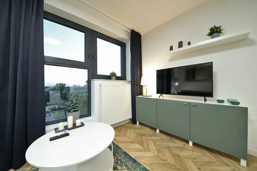 Nocleg Wrocław Legnicka 59 — klimatyzowany apartament z wrocławską panoramą